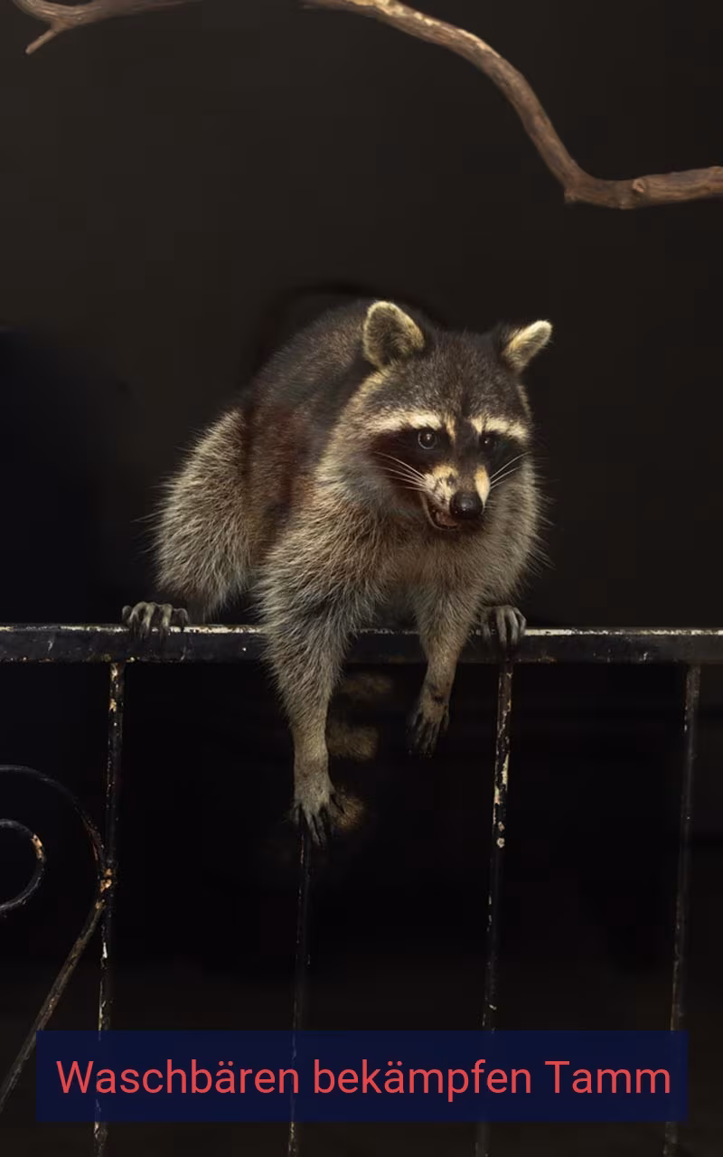 Waschbären bekämpfen Tamm